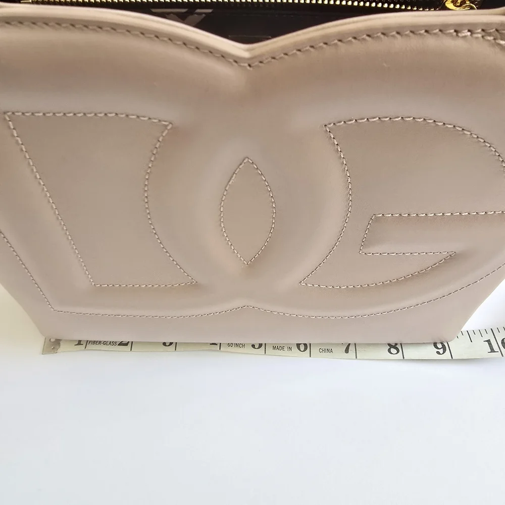 Dolce & Gabbana  Medium DG Leather Shopper Tote Bag Powder Pink - Picture 7 of 12